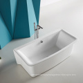 Guangdong Hotel Luxury Free Standing Rectangular High Grade Modern Acrylic Bath Tub